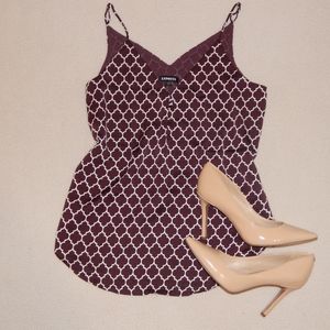 Express burgundy Cami Top Sz. S